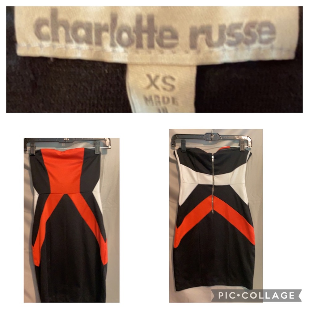 XS strapless dress. Lightly worn